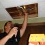 Are home inspectors required to move ceiling panels?